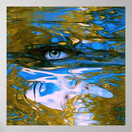 神秘的な水 ポスター (正面)