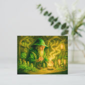 神秘的な油絵のハーバラストの魔導師 シーズンポストカード (スタンド正面)