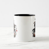 神秘的な浪人マグカップ | 馬のバ ツートーンマグカップ (中央)