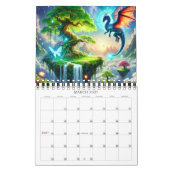 神秘的な浮島カレンダー カレンダー (3月 2027)