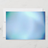 神秘的な海のタコの結婚式招待状 招待状 (裏面)