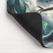 神秘的な海の生物 マウスパッド (コーナー)