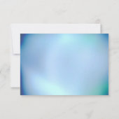 神秘的な海タコ結婚式rsvp 招待状 (裏面)