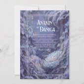 神秘的な海底ファンタジー結婚式招待状 招待状 (正面)