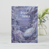 神秘的な海底ファンタジー結婚式招待状 招待状 (スタンド正面)