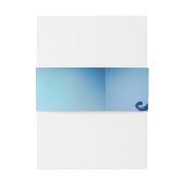 神秘的な海結婚タコ 招待状ベリーバンド (裏面例)