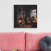 神秘的な海辺の場所 キャンバスプリント (インサイチュ (リビング))