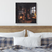 神秘的な海辺の場所 キャンバスプリント (インサイチュ (寝室))