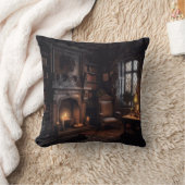 神秘的な海辺の場所 クッション (ブランケット)