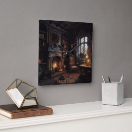 神秘的な海辺の場所 スクエア壁時計