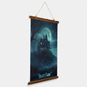 神秘的な海辺の場所 吊り下げ型タペストリー (傾斜あり)