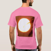 神秘的な満月の男性の基本 Tシャツ (裏面)