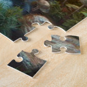 神秘的な滝 ジグソーパズル (側面)