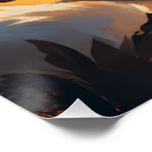 神秘的な炎の猫なじみ ポスター (コーナー)