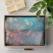 神秘的な牧草地の馬と女の子のデコページ 薄葉紙 (ギフト)