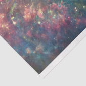 神秘的な牧草地の馬と女の子のデコページ 薄葉紙 (詳細)