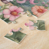 神秘的な牧草地ユニコーン ジグソーパズル (側面)