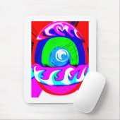 神秘的な特別な卵アート マウスパッド (マウス)