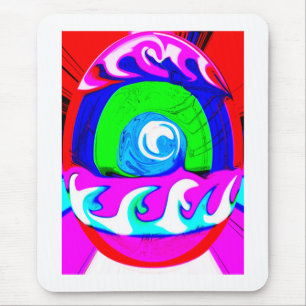 神秘的な特別な卵アート マウスパッド