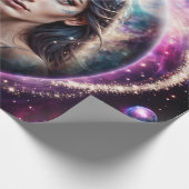 神秘的な狼の力 ラッピングペーパー (角)