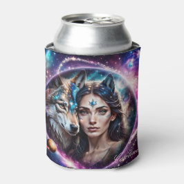 神秘的な狼の力 缶クーラー