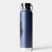 神秘的な狼の水のボトル ウォーターボトル (背面)