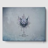 神秘的な狼の頭。 ゲストブック (裏面)