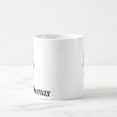 神秘的な狼の頭。 コーヒーマグカップ (中央)