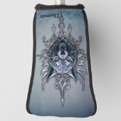 神秘的な狼の頭。 ゴルフヘッドカバー (回転90)