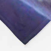 神秘的な狼 フリースブランケット (角)