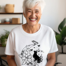 神秘的な猫と月