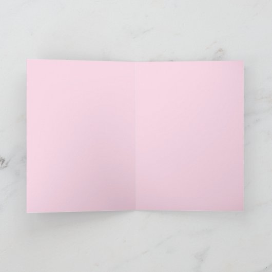 神秘的な猫グリーティングカード カード (内部)