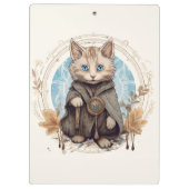 神秘的な猫 クリップボード (裏面)