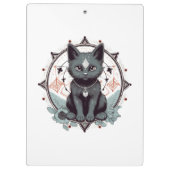 神秘的な猫 クリップボード (裏面)