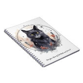 神秘的な猫 ノートブック (右側)