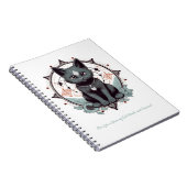 神秘的な猫 ノートブック (右側)