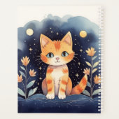 神秘的な猫 プランナー手帳 (裏面)