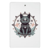 神秘的な猫 ミニクリップボード (裏面)