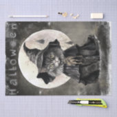 神秘的な猫 薄葉紙 (クラフト)