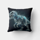 神秘的な環境の中のエーテル系恐竜 クッション (裏面)