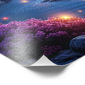 神秘的な生命の木と天庭 フォトプリント            (角)