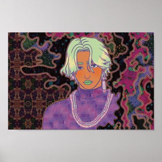 神秘的な男 ポスター (正面)