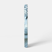 神秘的な白い虎と女 SAMSUNG GALAXYケース (左側面)