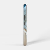 神秘的な白い虎と女 SAMSUNG GALAXYケース (右側面)