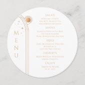 神秘的な白金ゴールドサンムーンスターズ宇宙結婚ズ メニュー (正面)