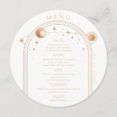 神秘的な白金ゴールドサンムーンスターズ宇宙結婚ズ メニュー (正面)