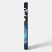 神秘的な白黒の子猫 |水彩猫 Case-Mate iPhoneケース (裏面 / 左)