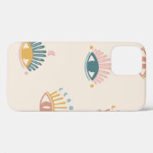 神秘的な目のシームレスなパターン,神秘的な背景,m Case-Mate iPhoneケース (裏面 (横))