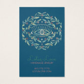 神秘的な目のバラつる植物イヤリングネックレスジュエリー (裏面)