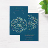 神秘的な目のバラつる植物イヤリングネックレスジュエリー (デスク)